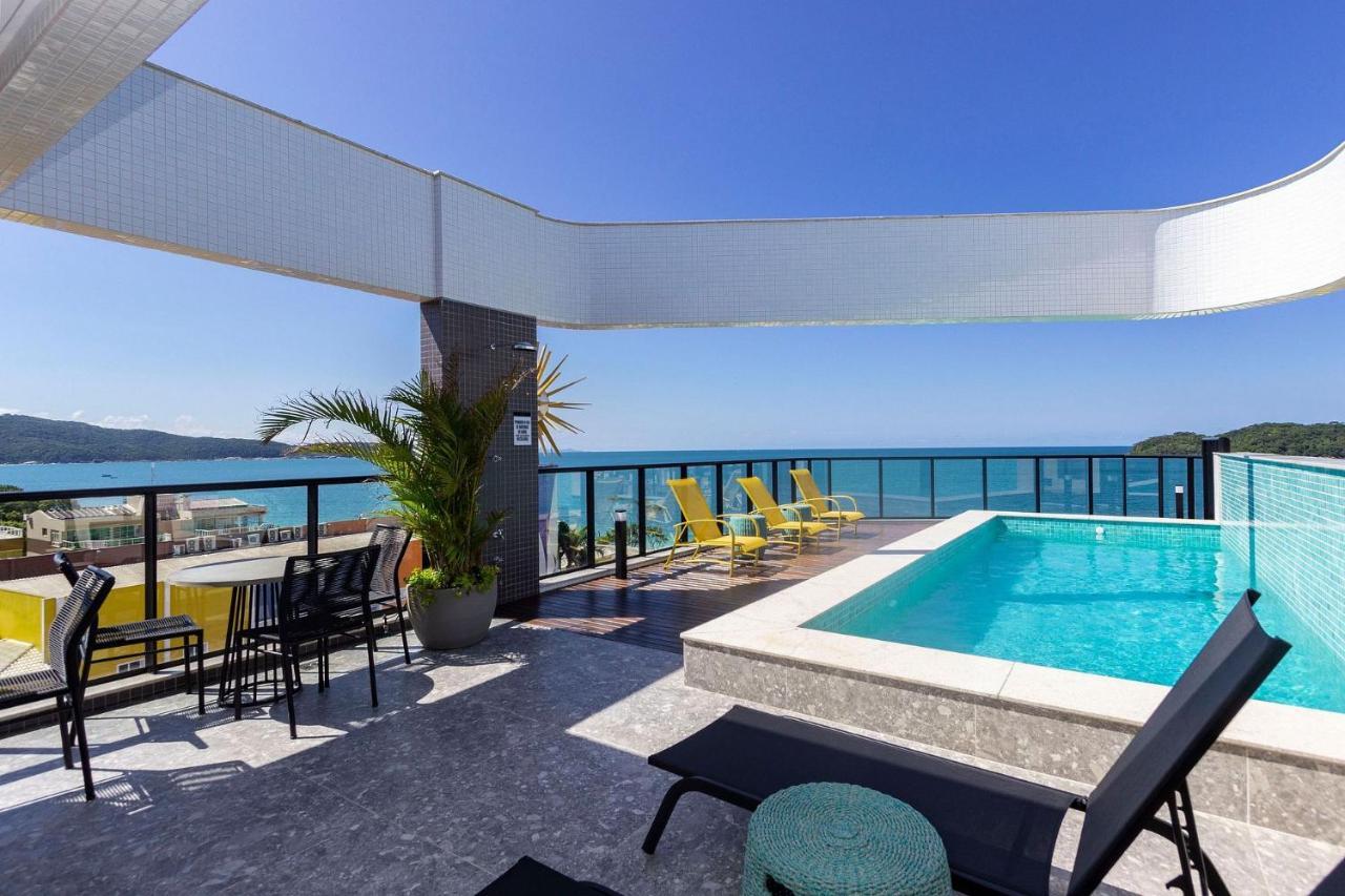 AION 205 - Apartamento a 50 metros da praia de Bombinhas - Piscina e Academia com Vista Panorâmica Extérieur photo